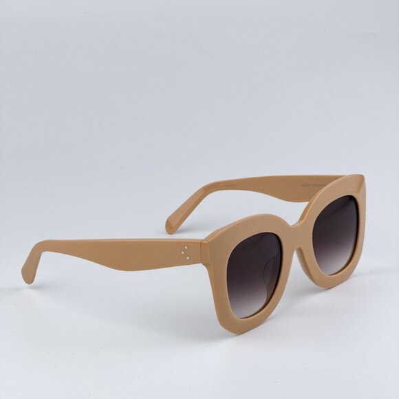 Celine CL4005FN 57Z BRAND NEW Sunglasses Beige Gradient Violet Geometric Women main image 4